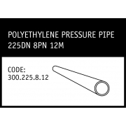 Marley Polyethylene Pressure Pipe 225DN 8PN 12M - 300.225.8.12